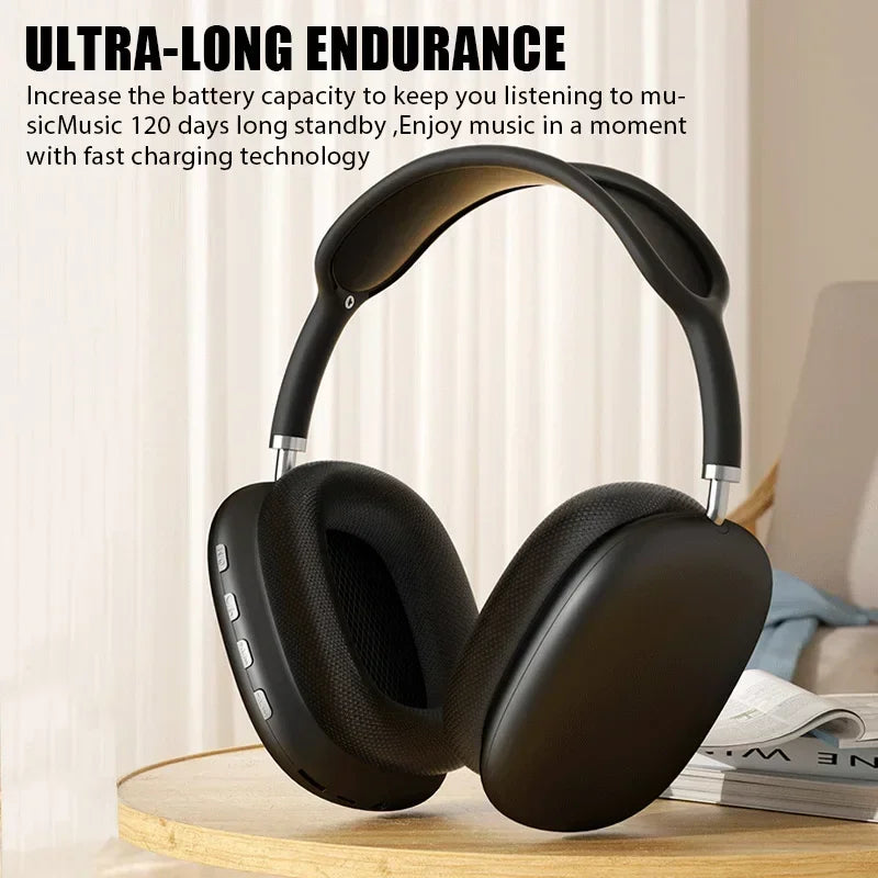 P9 Wireless Headphones Bt Headset Smart Noise Reduction Headsets Stereo Sound TWS Earphones Gaming Earpiece for Phone PC