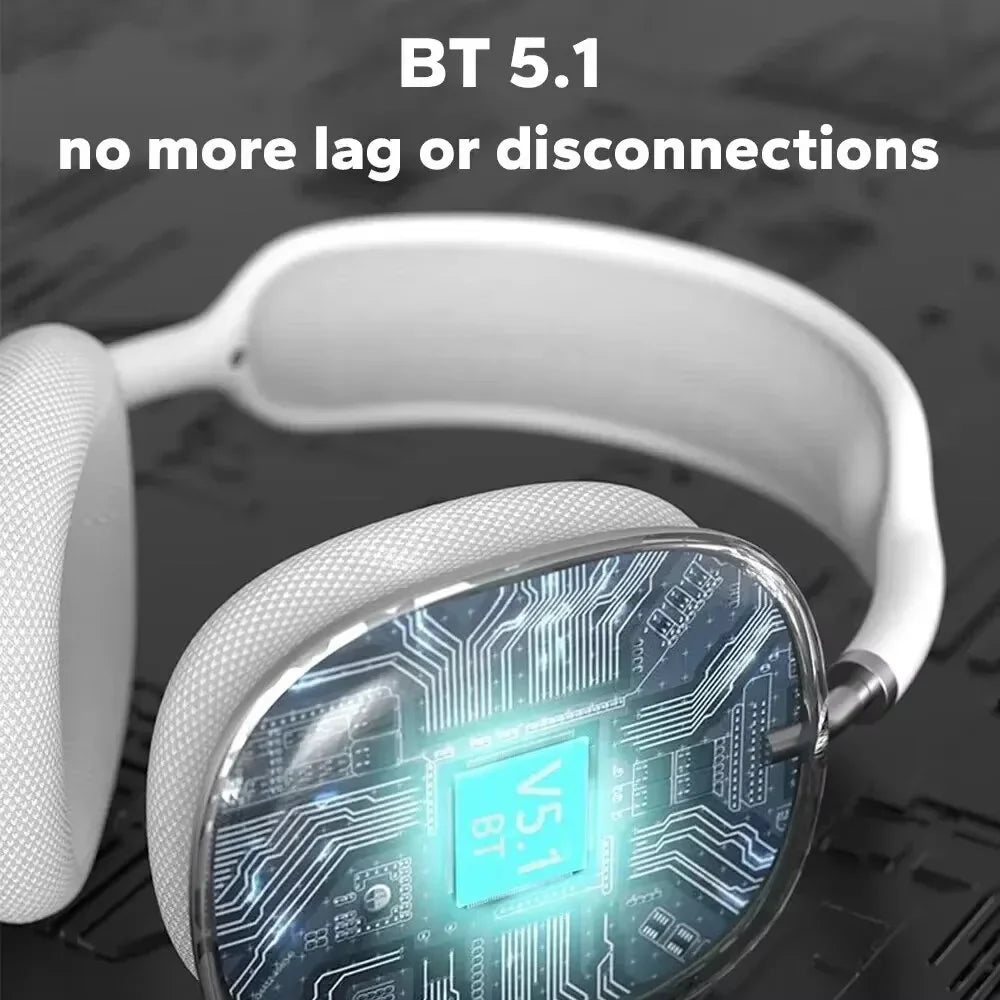 P9 Wireless Headphones Bt Headset Smart Noise Reduction Headsets Stereo Sound TWS Earphones Gaming Earpiece for Phone PC