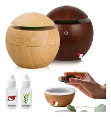 Humidificador Difusor Aromas Redondo Led